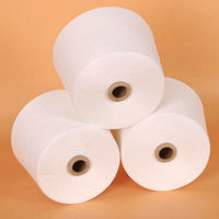 High Quality Mc Indonesia Price With Price Melange Kota White Yarn 20/3 26S 30S 80S Spung Ring Yarn 100% Polyester Yarn