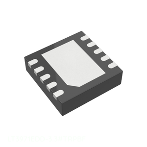 ชิ้นส่วนอิเล็กทรอนิกส์ Power Management (PMIC)  มีสินค้าในสต็อก 10 ชิ้น แบบ WFDFN Exposed Pad  ไอซีจีบปรับแรงดันไฟฟ้าแบบ Buck 3.3V 1.2A 10DFN รุ่น LT3971EDD-3.3 ผลิตในจีน # TRPB - Product Image 1