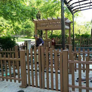 Moderno Sistema de barandilla de cubierta compuesta de plástico y madera WPC, resistente a los rayos UV e impermeable, kit de fácil instalación incluido (MOQ 50m) - Product Image 5