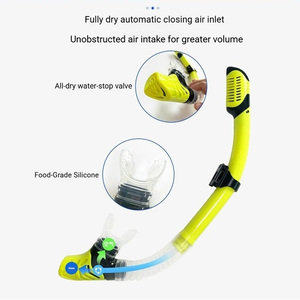 Masque de <span class=keywords><strong>plongée</strong></span> et de snorkeling panoramique 180° flottant haute définition anti-buée étanche durable en verre trempé et silicone simple - Product Image 5
