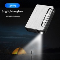 Distributeur automatique de cigarettes rechargeable, étui en aluminium, briquet avec filament en tungstène remplaçable, éclairage LED, logo personnalisé