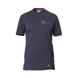 Camiseta de Manga Corta Ttake Gris 2XL Ropa de Trabajo - Product Image 2