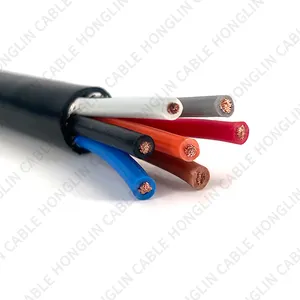 CCC CE IEC 표준 주석 도금 구리 PVC 절연 PVC 피복 전원 와이어 케이블