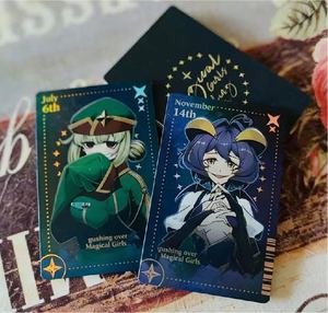 Tarjeta Fotográfica Personalizada de <span class=keywords><strong>Kpop</strong></span>, Impresión de Holograma Láser Inverso con Lámina Dorada y Protección UV, Tarjeta Fotográfica de Anime, MOQ Pequeño, Juego de Cartas K-pop - Product Image 4