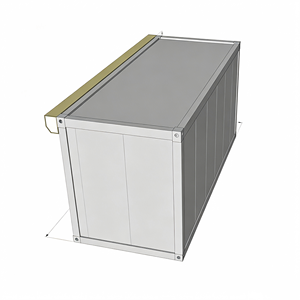 <span class=keywords><strong>Casa</strong></span> Contenedor Expandible de Acero Prefabricada, Moderna y Personalizada, de Montaje Rápido, Modular, Portátil, para Exteriores, Tipo Garaje - Product Image 6