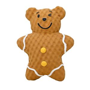 2025 yeni ürün noel ayı yavru köpekler için interaktif Bite lateks diş sağlık ses oyuncaklar - Product Image 1