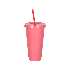 Gobelet en PP <span class=keywords><strong>de</strong></span> 700 ml (24 oz) grande capacité avec couvercle à clip, design tendance et créatif, logo disponible, pour café glacé et smoothies - Product Image 6