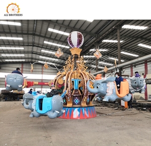 Parco di divertimenti parco giochi all'aperto flying elephant giro altalena <span class=keywords><strong>elefante</strong></span> per la vendita - Product Image 2