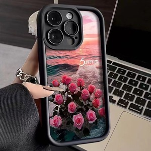 Seaside Rose Print Ladder Lens Style Funda de teléfono móvil de TPU a prueba de golpes para Tecno Spark 30 20 6 7 8 10 Go Pop 3 4 5 <span class=keywords><strong>9</strong></span> - Product Image 5