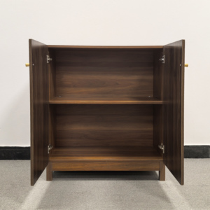 Mid Century Panel moderno Aparador de madera Gabinete Puerta estriada Acento Buffet Credenza Consola Mesa para el hogar o muebles de hotel - Product Image 3