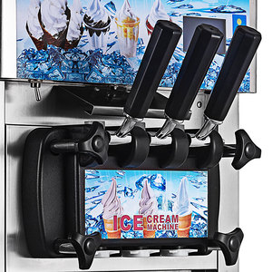 Chinese Automatic Soft Serve <b>Ice</b> <b>Machine</b> Three Flavors <b>Ice</b> for Dessert Cheap <b>Ice</b> <b>Machine</b> China <b>Ice</b> <b>Machine</b> - Product Image 1