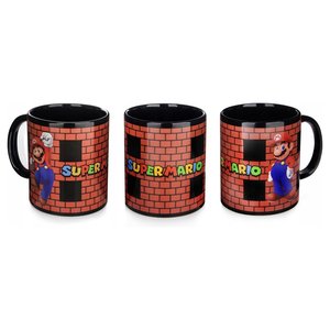 Tazza mug Ceramica (315ml) Mario Bricks SUPER MARIO Changement de couleur à la chaleur SCMG28005 - Product Image 3