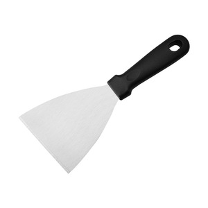 Stainless Steel Cooking Spatula Slanted Edge For Teppanyaki Steak Pancake Pizza Japanese Kitchen Use - Product Image 1