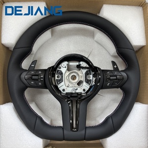 🏎️ Volante BMW Con Levas De Cambio – F20, F22, F30, F31, F34 – Parte Inferior Plana – Refabricado (Cuero Negro)