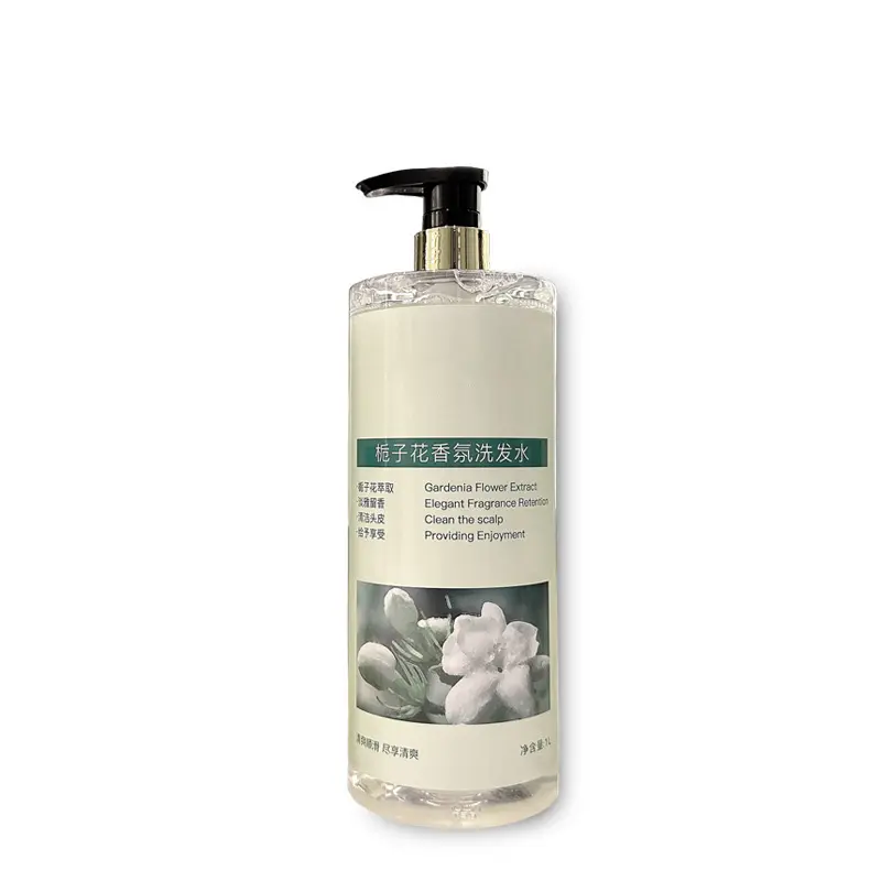 Conjunto de shampoo e gel de banho de grande capacidade com fragrância de Gardenia OEM por atacado de fábrica