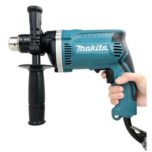 Taladro percutor con cable Makita HP1630 de alta resistencia, martillo portátil de alta potencia para hormigón, ideal para decoración del hogar e ingeniería. - Product Image 5