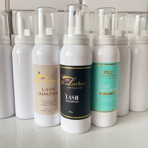 Grosir sampo pembersih krim kocok mawar untuk ekstensi bulu mata Kustom 100ml bebas sobek Pembersih Krim kocok Vegan - Product Image 2