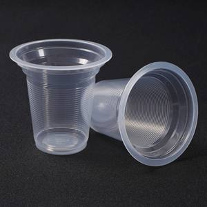 Vente en gros de gobelets en plastique transparent jetables personnalisés avec logo imprimé, avec couvercle, pour boissons froides, bière, café - Product Image 2