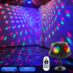 Nouveau projecteur LED 2026 en forme de pyramide pour DJ, boule magique disco, ciel étoilé, vagues océaniques, lumières de fête, laser d'ambiance de scène, flash lumineux - Product Image 2