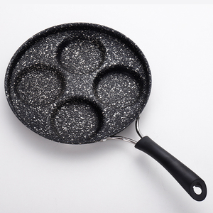 Poêles à frire antiadhésives de haute qualité Poêle à crêpes 4 tasses Poêle à crêpes Cuisine Omelette Poêle à frire antiadhésive avec couvercle <span class=keywords><strong>en</strong></span> verre Ustensiles de cuisine - Product Image 5