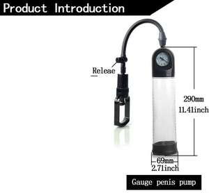 사랑 성인 섹스 토이 도매 상점 남성 풀로드 압력 포인터 고무 슬리브 페니스 펌프 진동기 에이즈 운동 장치 - Product Image 3