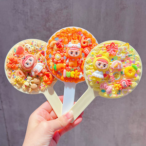 Handmade Creamy Resin Mirror Craft <b>Kit</b> With Handle For <b>DIY</b> Decor And Kids Crafting Activities - Product Image 4