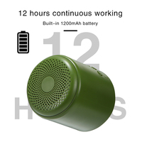 Aoolif Bluetooth Altavoz Bluetooth altavoz redondo impermeable portátil mini BT altavoz inalámbrico