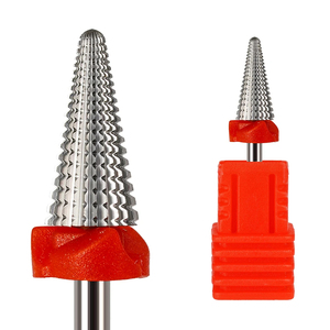 Fraise conique professionnelle en carbure de tungstène pour ongles, sans vibration, pour le retrait de gel, fraise électrique de manucure - Product Image 4