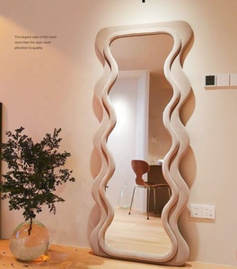 Vente d'usine, <span class=keywords><strong>miroir</strong></span> mural de grande taille de haute qualité, <span class=keywords><strong>miroir</strong></span> de chambre à coucher, <span class=keywords><strong>miroir</strong></span> mural ondulé, <span class=keywords><strong>miroir</strong></span> de corps entier, <span class=keywords><strong>miroir</strong></span> mural debout, <span class=keywords><strong>miroir</strong></span> mural irrégulier encadré - Product Image 6