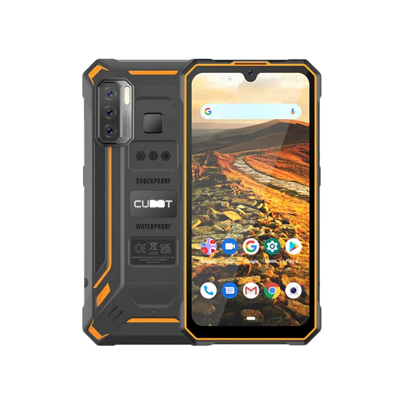 Hot Cubot KingKong 5 IP68 Waterproof Smartphone 5000mAh 48MP Triple Camera Android 11 NFC 4GB+32GB FACE ID Unlock Rugged Phone