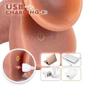 Mainan Seks Vibrator Dildo Remote Control untuk Wanita, Permainan Pasangan, Dildo Asli, Pijat Titik G, Pengisian Daya Magnetik USB - Product Image 5