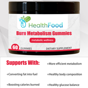 High Quality <b>Burn</b> Metabolism <b>Gummies</b> with Total <b>Fat</b> Promotes Metabolic Health Boosts Calorie <b>Burn</b> Supports Glucose Balance Gummy - Product Image 2