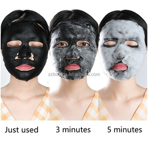 Maschera Viso Effervescente Detoxificante Illuminante Rassodante Private Label - Maschera in Tessuto per Pulizia Profonda e Rimozione Punti Neri - Product Image 4