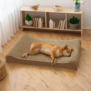 Luxueux Noblesse Flanelle Chien Chaise Longue Lit Orthopédique En Mousse Pour Chien Avec <span class=keywords><strong>Couverture</strong></span> Amovible Étanche Lit Pour Animaux De Compagnie Tapis Pour Chien - Product Image 5