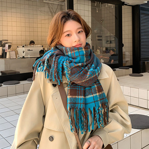 Écharpe châle en fausse fourrure de style japonais <span class=keywords><strong>Vitto</strong></span>, même dimension que TikTok, fraîche, rétro, chaude, pour couple, assortie à tout - Product Image 2