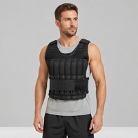 Gilet lesté réglable SENAOFIT pour entraînement fonctionnel, 20 lb, pour hommes et femmes