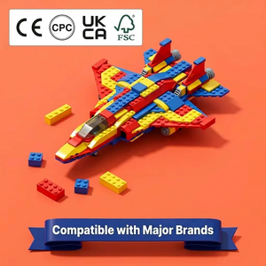 Set de Construcción de Karts de Carreras, Más de 300 Piezas, Modelo de Auto de Carreras Doble con Figuras de Héroes, Juguete STEM para Niños - Product Image 3