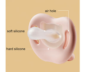 อุปกรณ์จัดฟันรูปทรงธรรมชาติใช้ร่วมกันอย่างน่ารักในนิคัสและโรงพยาบาลทั่วโลกเสน่ห์ของ100% จุกนมหลอกที่ปราศจาก BPA - Product Image 3