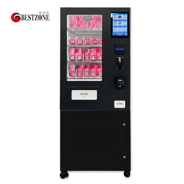 20 Selection Vending Machine with a Big Storage Stand and Various Payment and Universal wheel