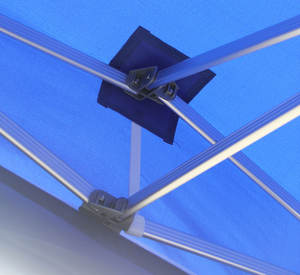 Marco de aluminio moderno 3x3m Gazebo publicitario Estilo simple Configuración instantánea Cubierta de poliéster de PVC para exhibiciones de ferias comerciales al aire libre - Product Image 3