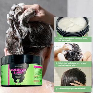 Masker Perawatan Rambut Alami organik pelembap <span class=keywords><strong>Anti</strong></span> keriting Label pribadi untuk perbaikan produk perawatan rusak kustom - Product Image 2