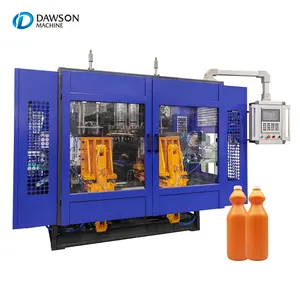 Automatic HDPE Plastic Bottles Making Machine Double Station Double Head Extrusion Blow Molding Machines For Small Bottles