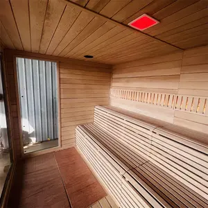 6 kişi geleneksel açık Sauna odun ateş soba