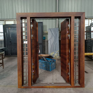 Porte OEM TekTop moderne avec système 'Porte dans une Porte' - Évite d'ouvrir toute la porte lourde, panneau de ventilation intégré, usage résidentiel et commercial - Product Image 3