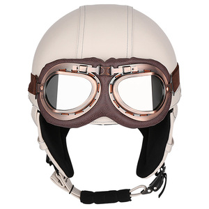 <span class=keywords><strong>Casco</strong></span> <span class=keywords><strong>Moto</strong></span> Mezzo Viso per <span class=keywords><strong>Uomo</strong></span> e Donna, Quattro Stagioni, in Pelle Personalizzabile, Produzione OEM - Product Image 4