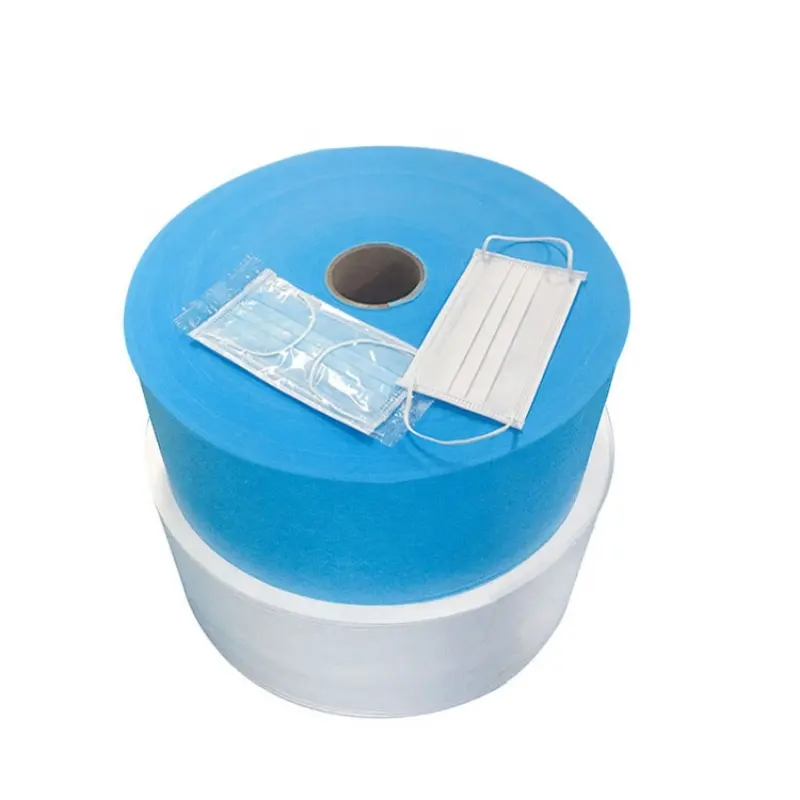 High Quality Fabric Non-woven 100% PP Spunbond Nonwoven Fabric Rolls Spunbond Nonwoven Fabric For Surgical Mask