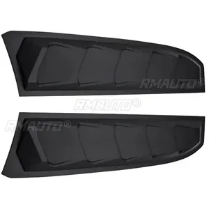 Kit carrosserie noir brillant style sport pour Honda Civic 10ème génération 2016-2020, couvre-volets latéraux arrière, accessoires de voiture - Product Image 4
