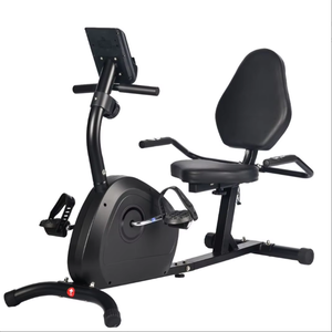 Vélo d'appartement confortable à résistance magnétique, 8 vitesses, pour usage domestique, équipement de fitness, 120 kg - Product Image 2