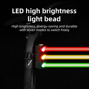Luz Trasera LED <span class=keywords><strong>para</strong></span> <span class=keywords><strong>Bicicleta</strong></span>, Recargable, <span class=keywords><strong>para</strong></span> Ciclismo de Montaña, Luz de Advertencia de Seguridad <span class=keywords><strong>para</strong></span> Ciclismo al Aire Libre, Fácil de Instalar, <span class=keywords><strong>para</strong></span> Ciclismo Nocturno - Product Image 6