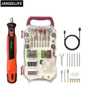 JANGKLIFE senza fili Mini smerigliatrice Set <span class=keywords><strong>3</strong></span> strumenti rotanti a velocità variabile con 41 pezzi Kit accessori fai da te batteria fonte di alimentazione - Product Image 2